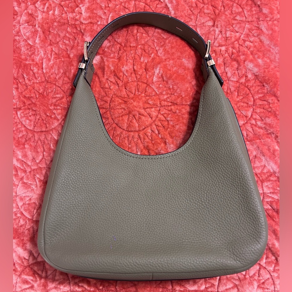 Michael Kors Safari Green Nolita Small Hobo Bag - Picture 10 of 12